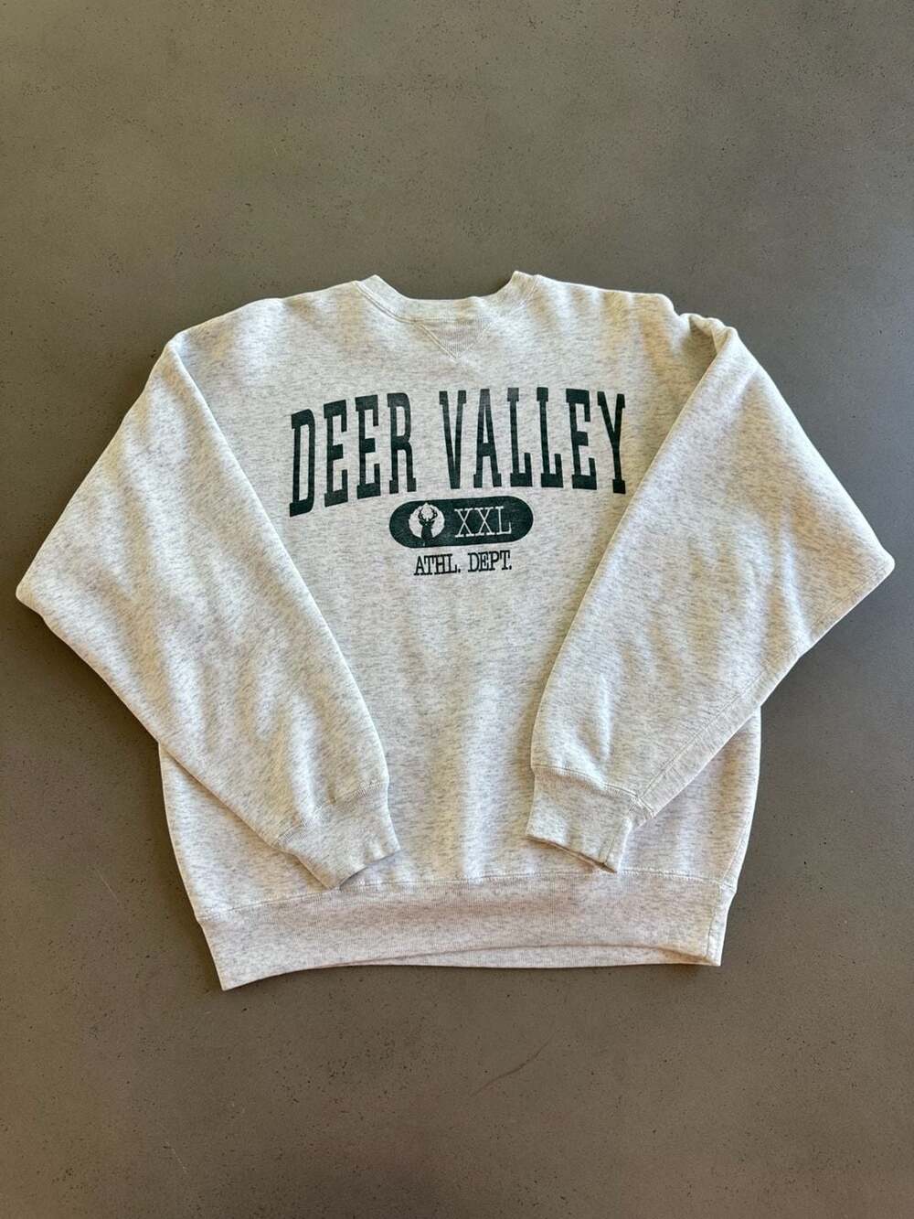 Vintage BAC Premier Deer Valley Athl. Dept. Grey Crewneck Sweatshirt